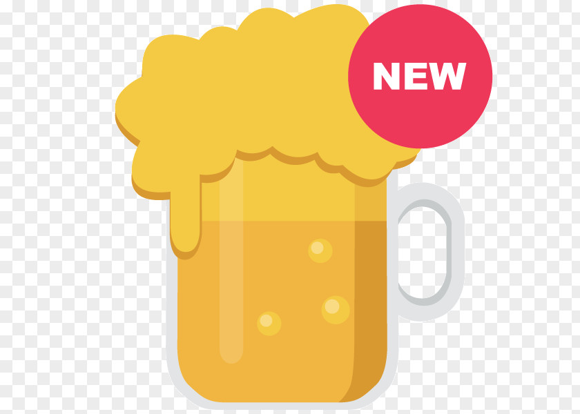 Beer Draught Mousse Head Yellow PNG