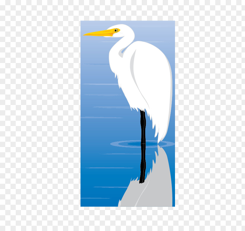 Bird Great Egret Clip Art Vector Graphics PNG