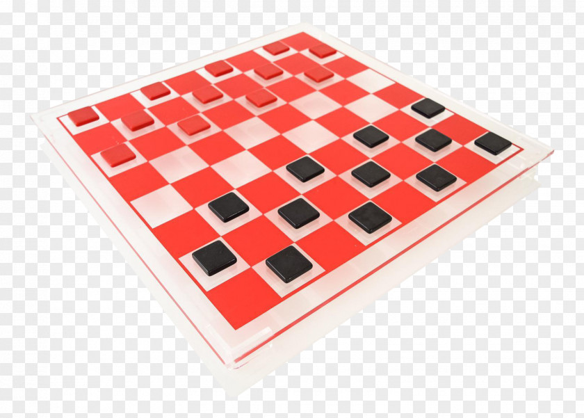 Draughts Mid-century Modern Game Checkerboard Tablero De Juego PNG