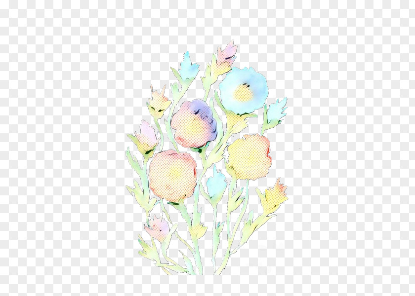Hydrangea Watercolor Paint Flower Background PNG