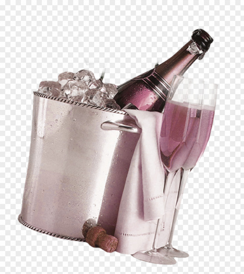 Ice Bucket Champagne Wine Cocktail Challenge PNG