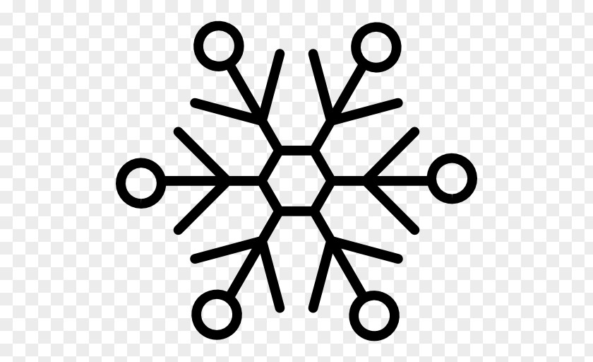 Snowflake Shape Hexagon Line Freezing PNG