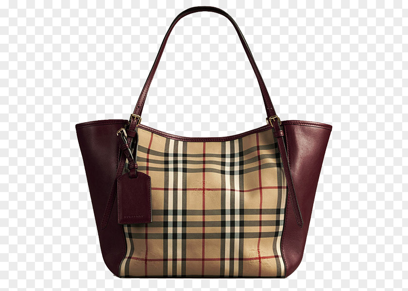 Burberry Crimson PVC Bag Tote Handbag Leather PNG