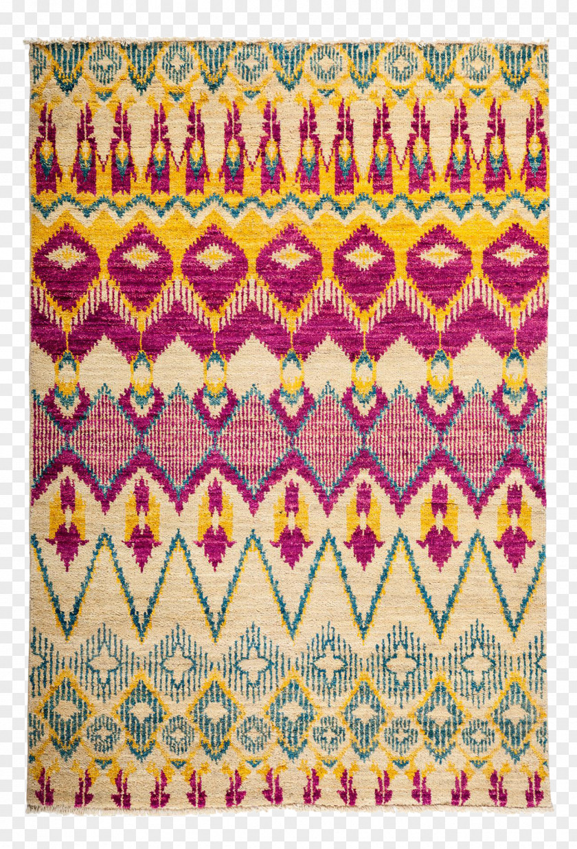 Carpet Place Mats Symmetry Ikat Pattern PNG