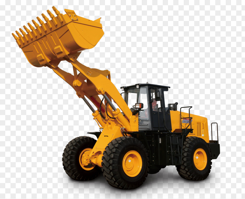 Construction Machine Loader Heavy Machinery JCB Forklift Excavator PNG