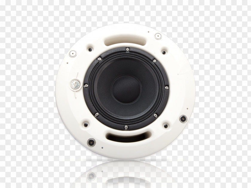 Distributed Mode Loudspeaker Audio Camera Lens Product Design Close-up PNG