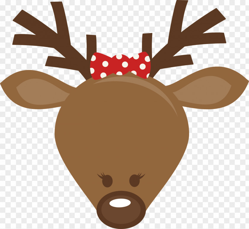 Reindeer Rudolph Clip Art PNG