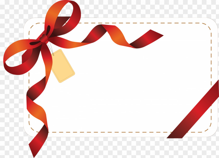 Ribbon Gift Valentine's Day Birthday PNG