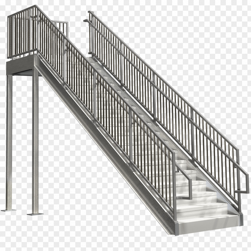 Stairs Handrail Prefabrication Architectural Engineering Building PNG