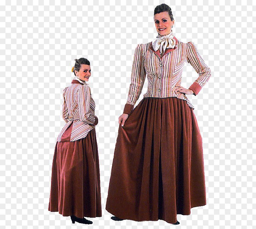 Victorian Era Dress Costume Design Clothing Skirt PNG