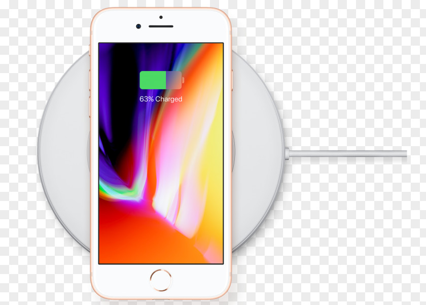 Apple IPhone X Smartphone September 2017 Inductive Charging PNG