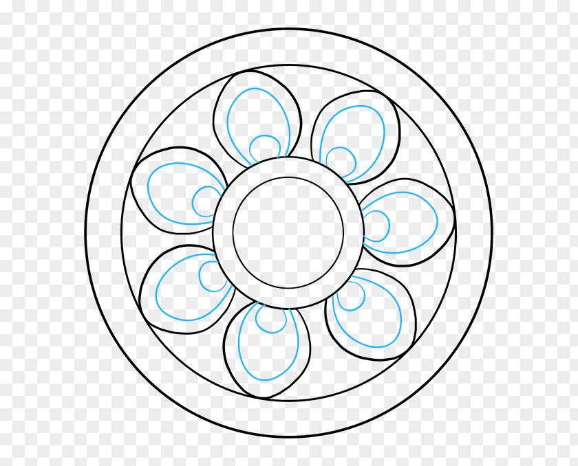Beginners Illustration Mandala Drawing Image Zentangles Tutorial PNG