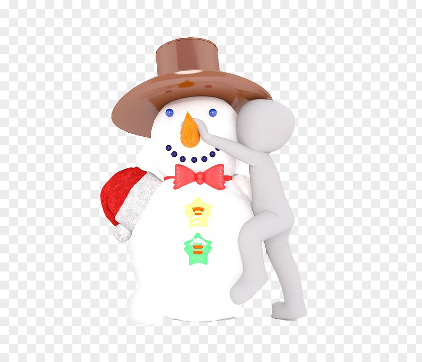 Creative Snowman Photography Illustration PNG