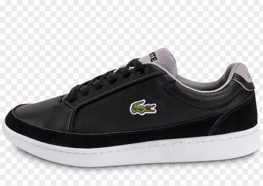Lacoste Sneakers Skate Shoe Black PNG
