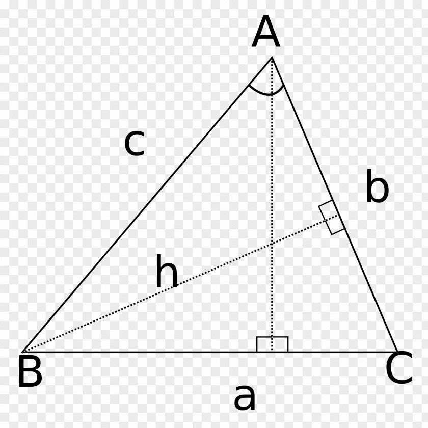 Triangle Point White PNG