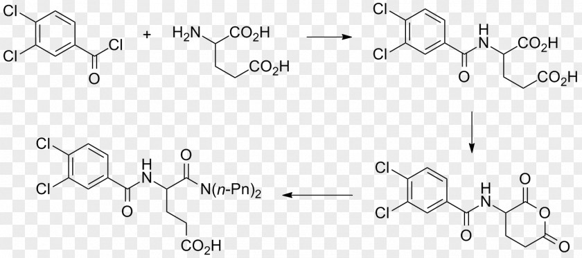 Water Molecule Simple Lipid Amphiphile Drawing PNG