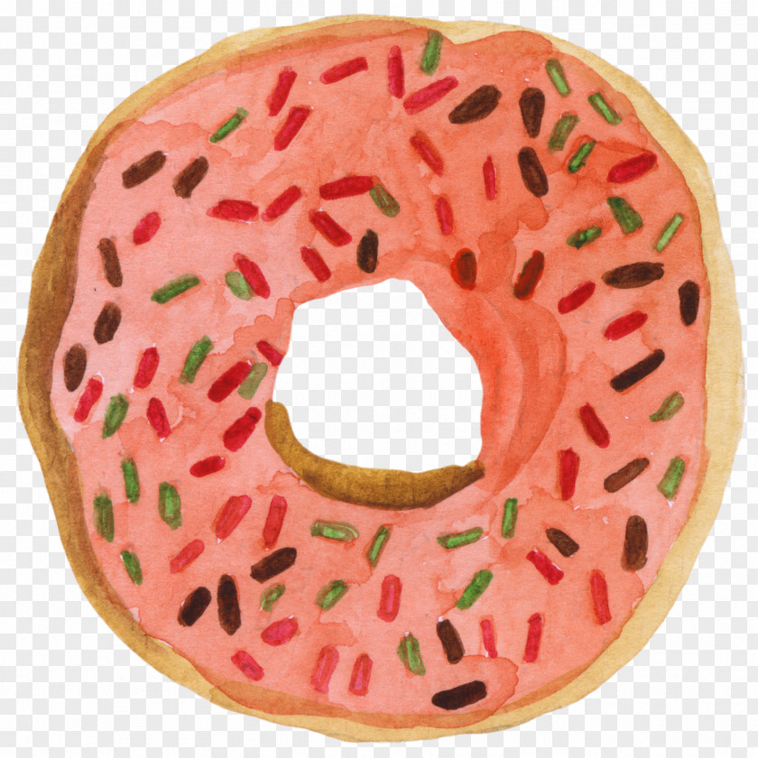 Western Sweets Pink Cake Donuts Doughnut Bagel Dessert PNG