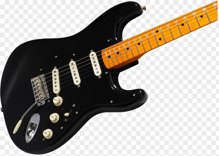 Electric Guitar Fender Stratocaster The Black Strat Telecaster David Gilmour Signature PNG