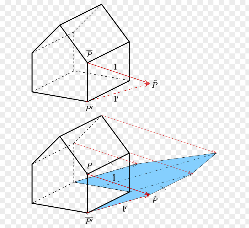 House Drawing Schattenkonstruktion Aufriss Parallel Projection PNG