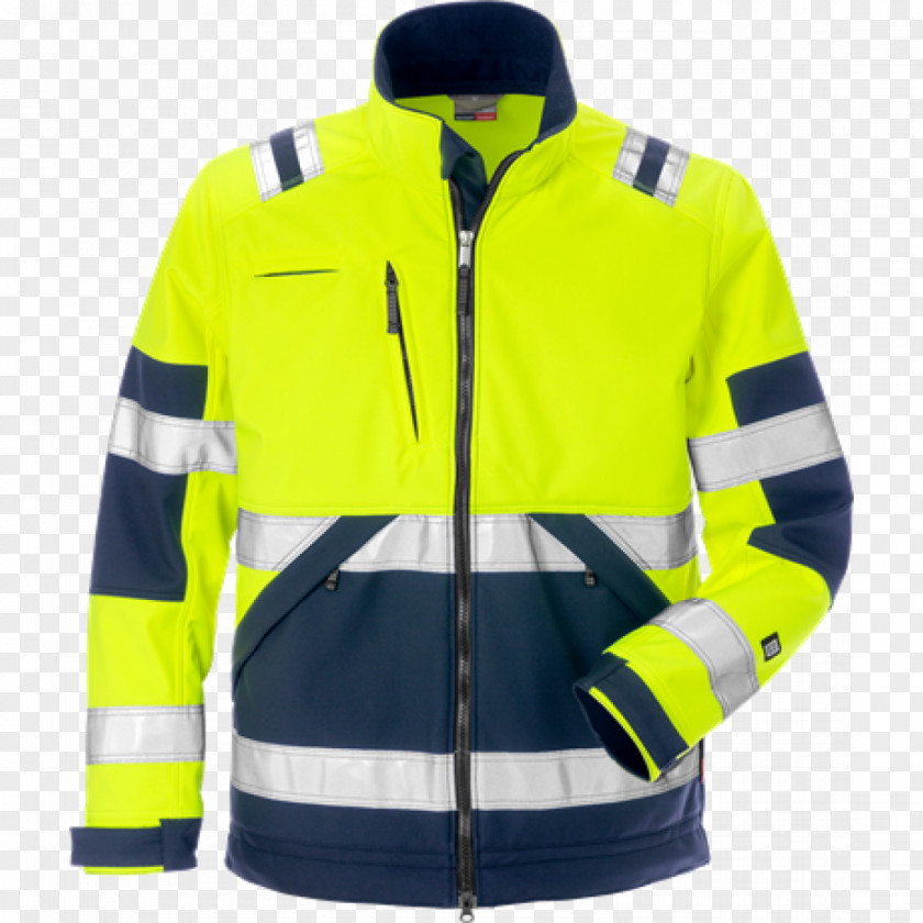 Jacket Fristad High-visibility Clothing Workwear PNG