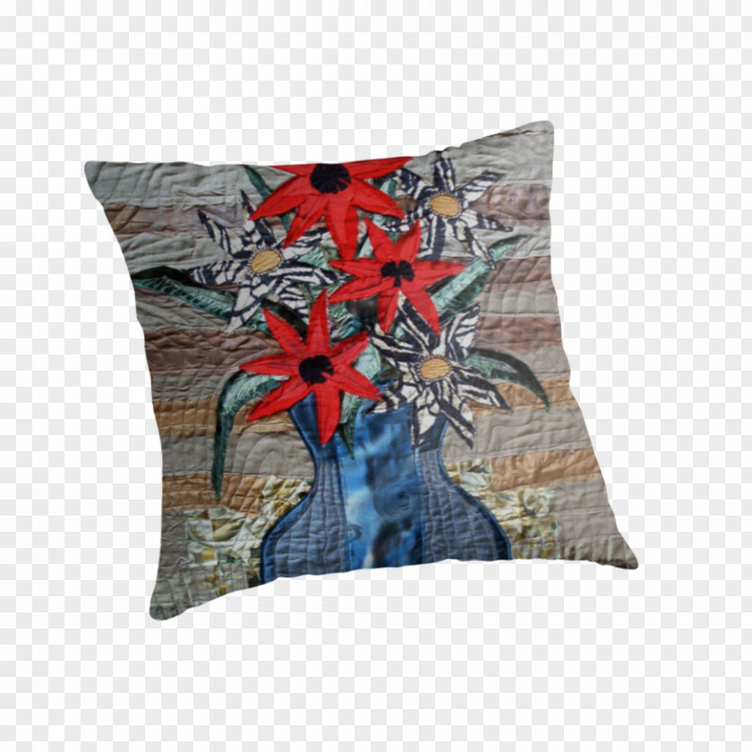 Red Silk Pillows Cushion Throw Bolster Bedding PNG