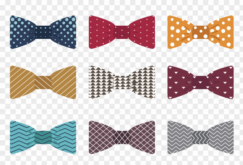 Rich Variety Of Styles Graphic Design Tie Bow Necktie Polka Dot Fashion Accessory PNG