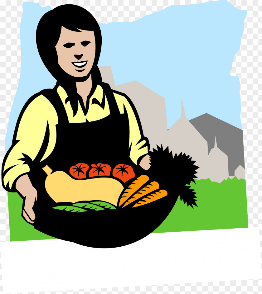 Vegetable Food Organic Farming Farmer Clip Art PNG