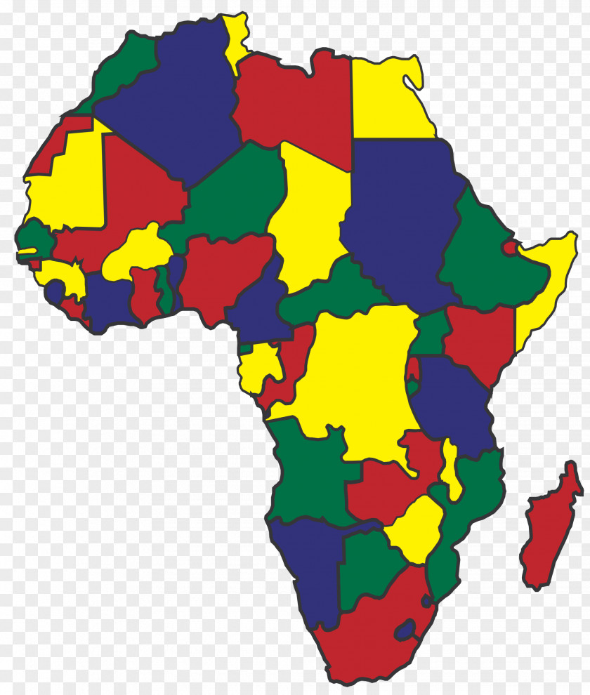 Africa Clip Art Vector Graphics Openclipart Map PNG
