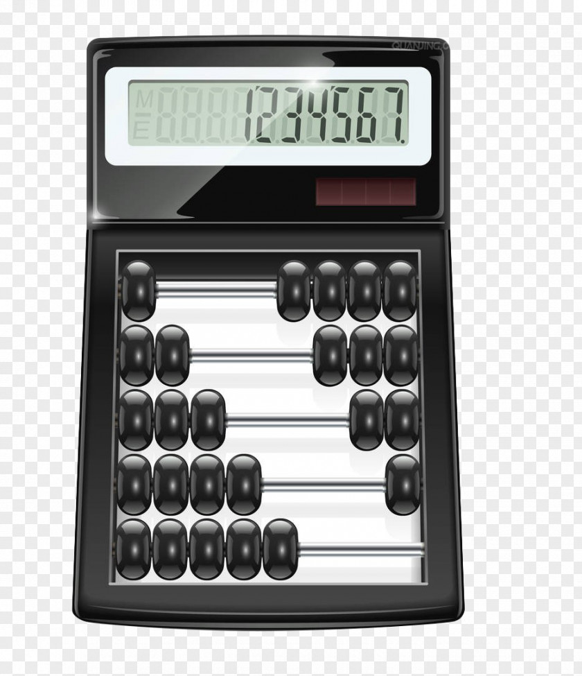 Black Calculator Abacus Calculation Stock Photography PNG