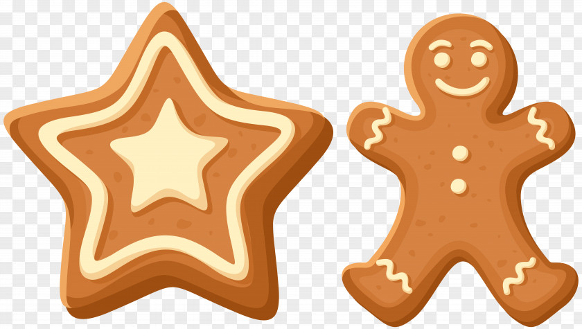 Christmas Gingerbread Cookies Clip Art Icing House The Man PNG