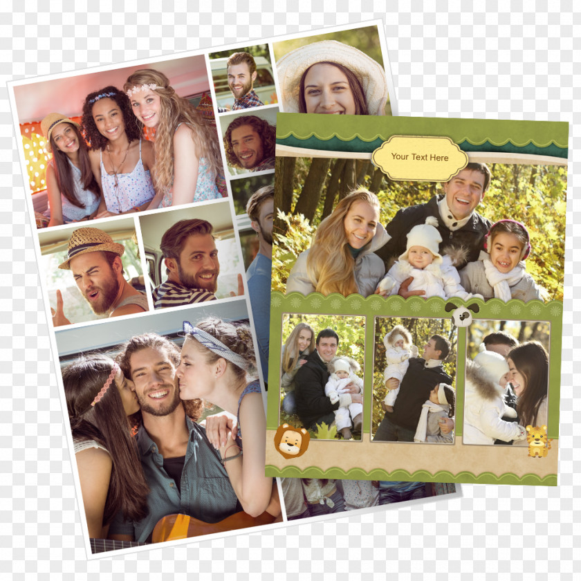 Collage Picture Frames Material Family PNG