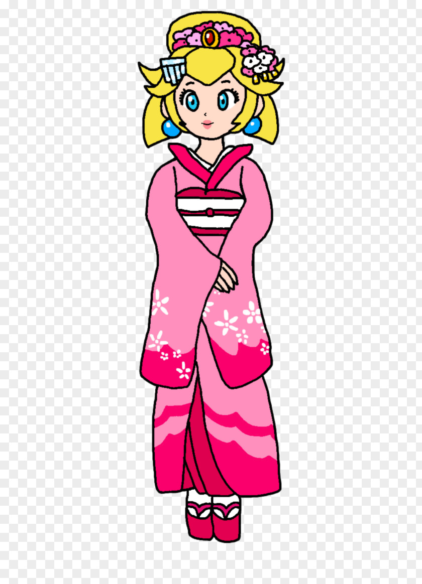 Dress Princess Peach Kimono Clothing Rosalina PNG