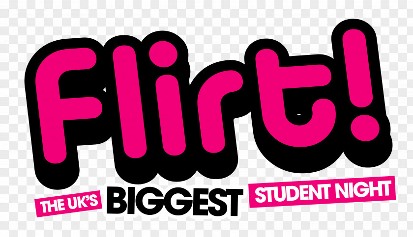 Flirtation Logo Brand Pink M Font PNG