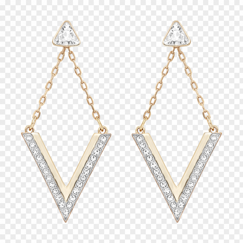 Jewellery Earring Necklace Swarovski AG Gold PNG