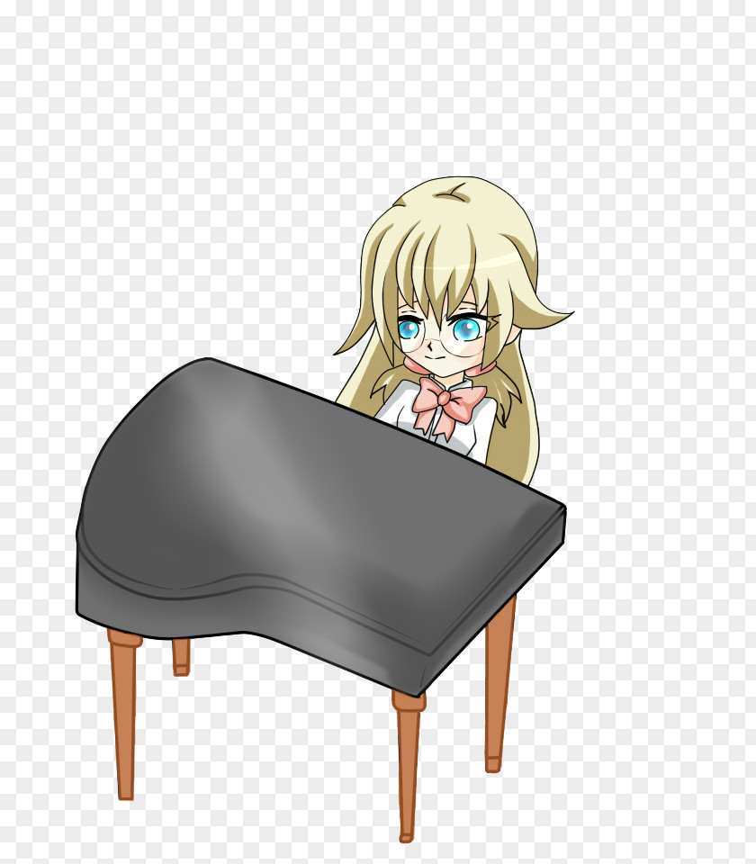 Playing The Piano Sitting Cartoon Chair PNG