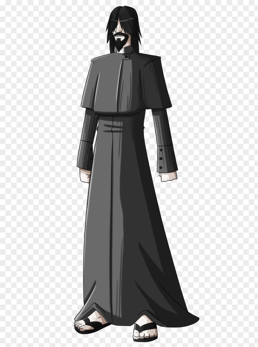 Russian Roulette Robe Costume Design Character Black M PNG
