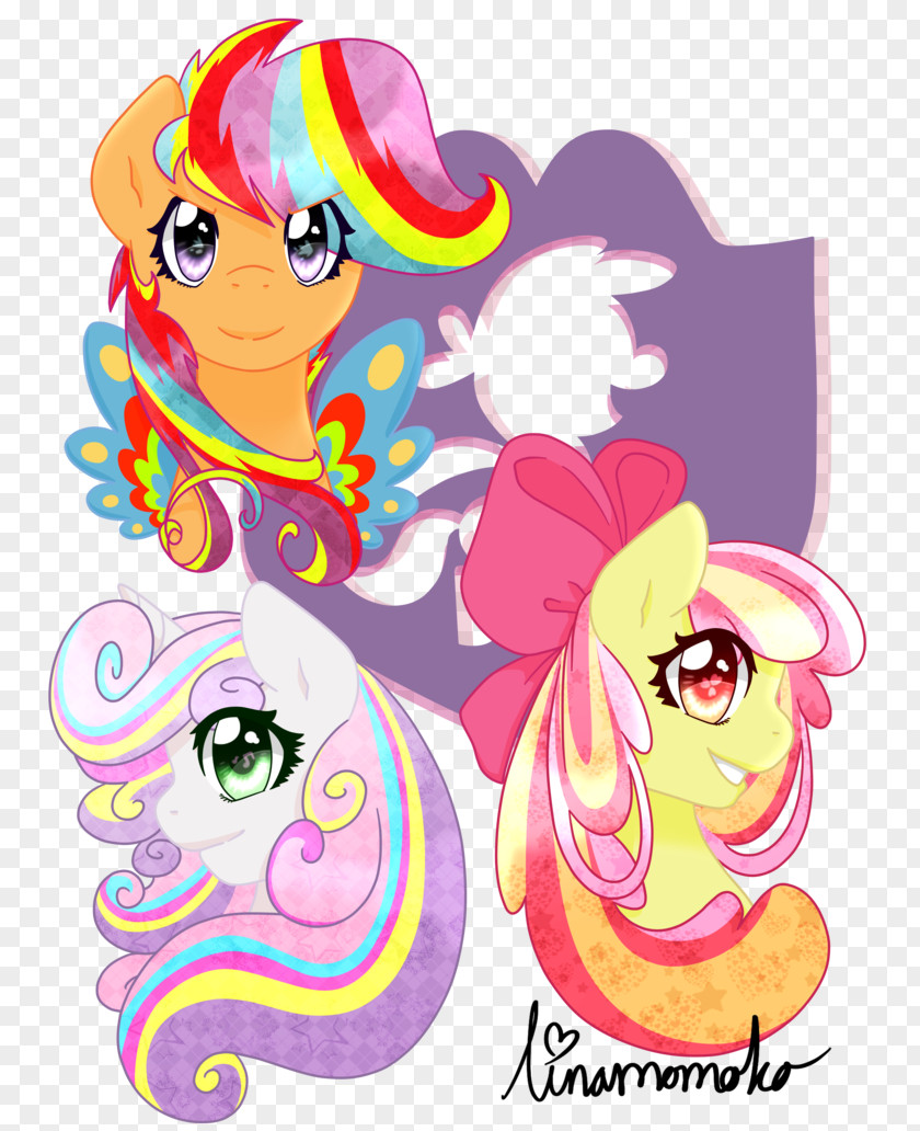 Twilight Sparkle Fluttershy Applejack Rainbow Dash Cutie Mark Crusaders PNG