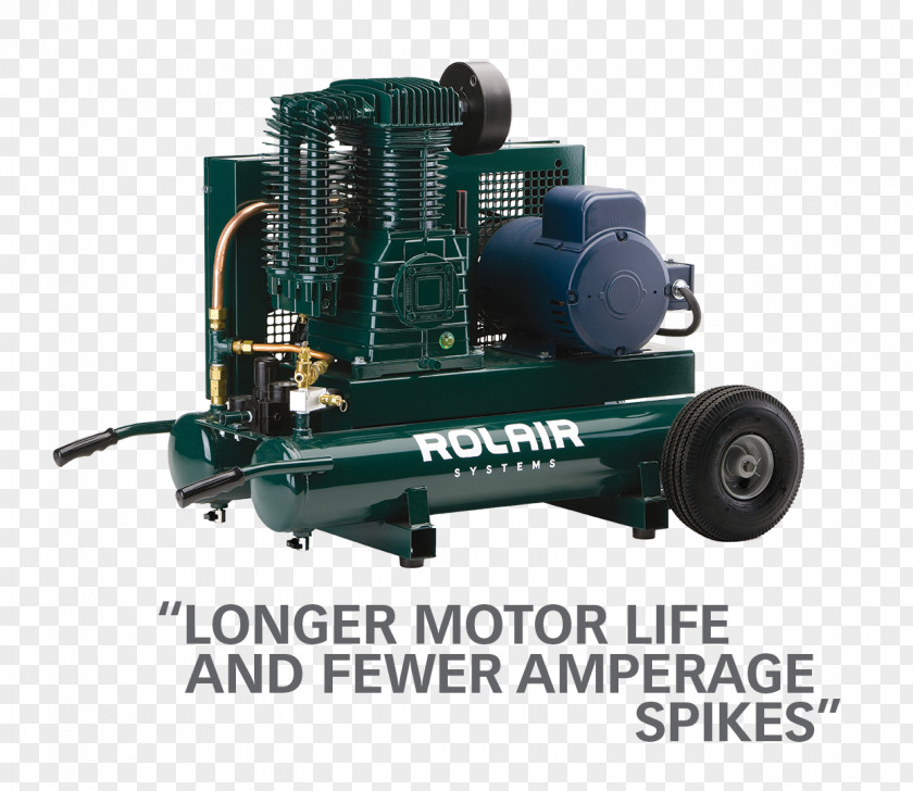 Air Compressor De Ar ROLAIR Systems Electric Motor Electricity PNG