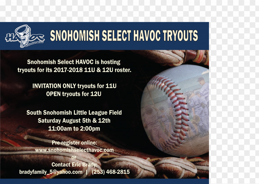 Annual Sports Flyer Snohomish Baseball July PNG
