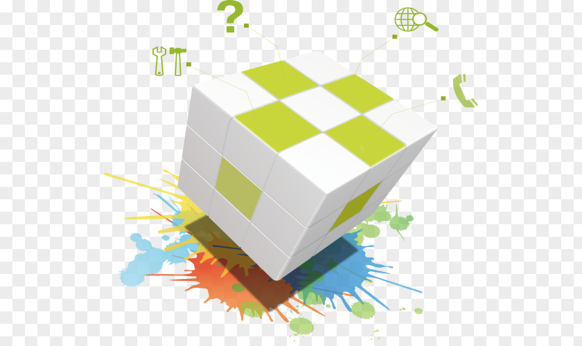 Box Rubiks Cube PNG