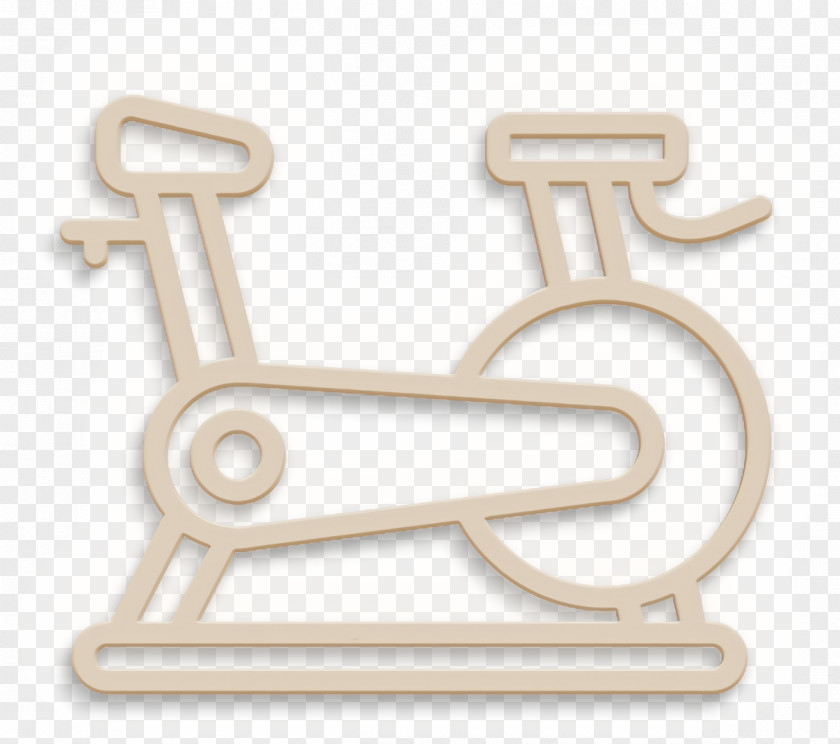 Gymnasium Icon Fitness Stationary Bicycle PNG