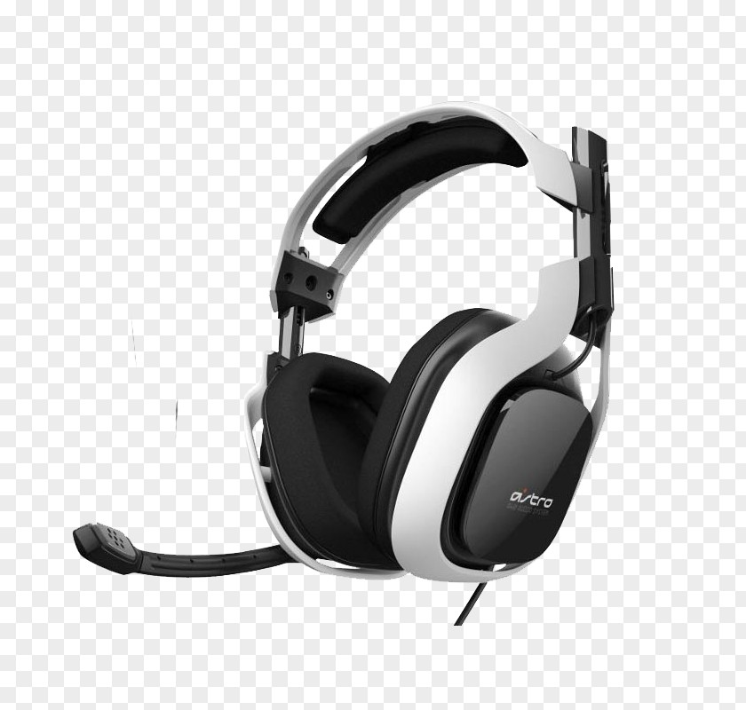 Logitech Gaming Headset White Microphone ASTRO A40 TR With MixAmp Pro A50 Headphones PNG