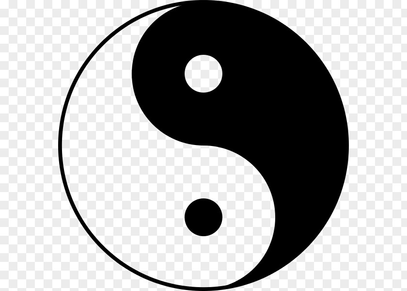 Yin Vector And Yang Symbol Clip Art PNG