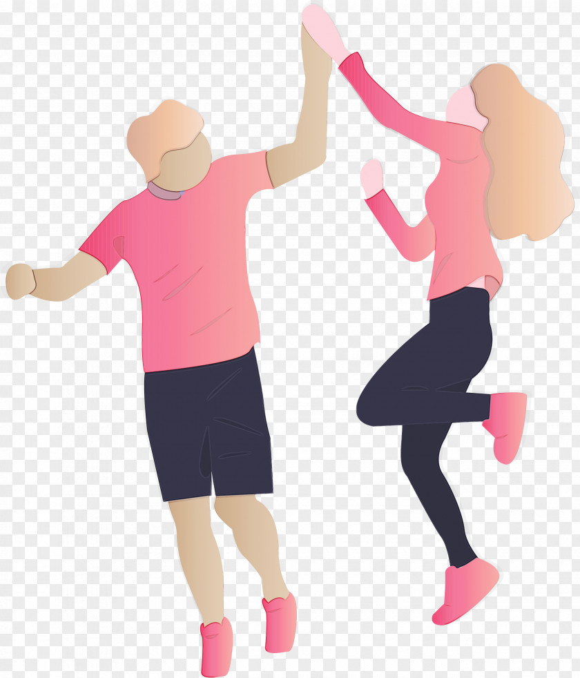 Pink Arm Standing Joint Leg PNG