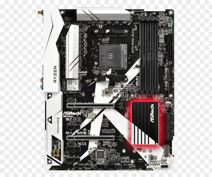 Power Socket AM4 Motherboard Ryzen Scalable Link Interface ATX PNG