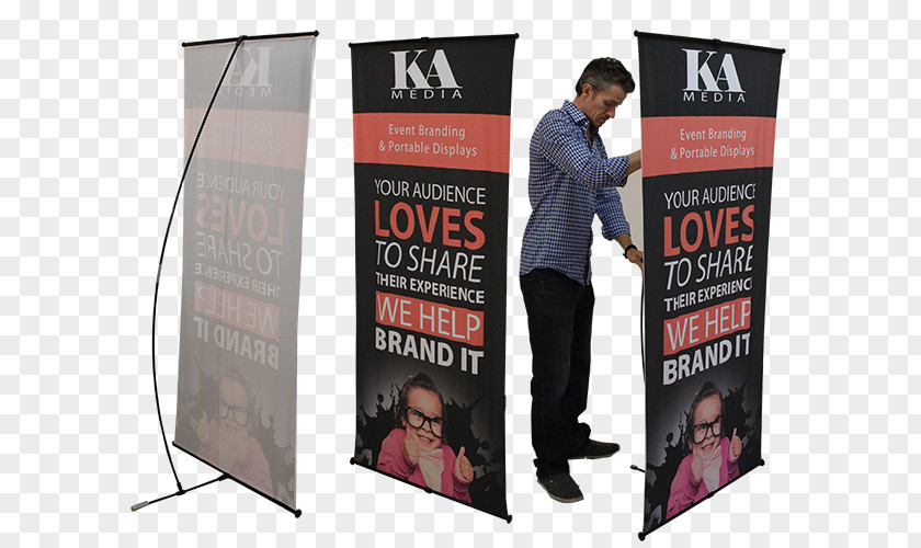 Standing Banner] Display Advertising Web Banner PNG