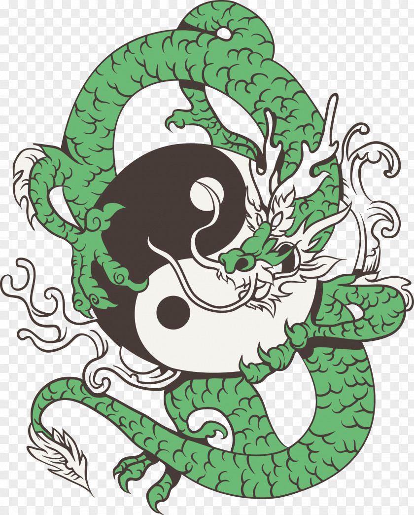 Vector Dragon T-shirt Chinese Poster Japanese PNG