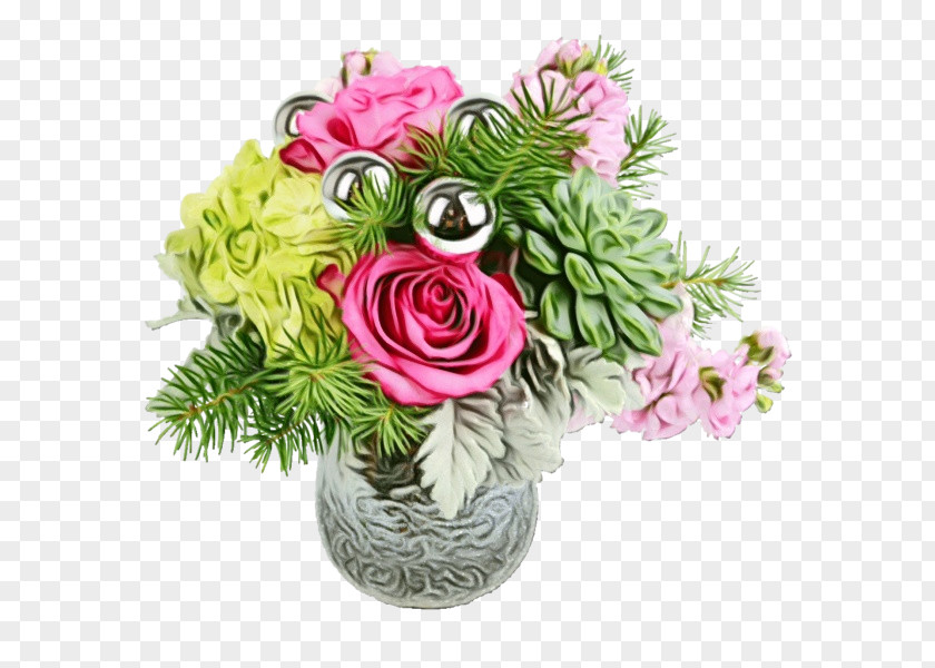 Artificial Flower Floristry Garden Roses PNG