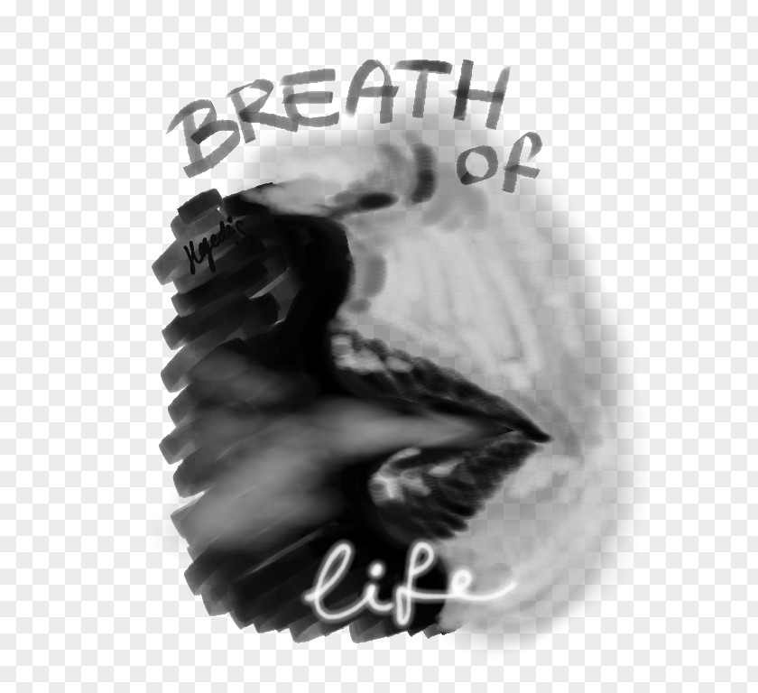 Breath Life Jaw Font Black PNG