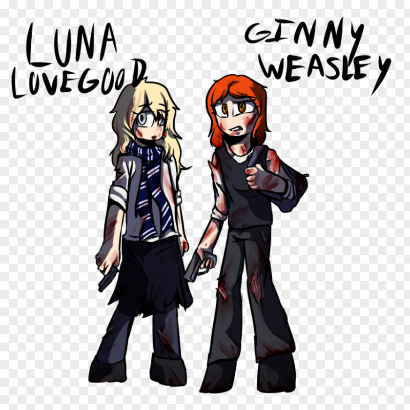 Ginny Weasley Luna Lovegood Family Hogwarts Character PNG